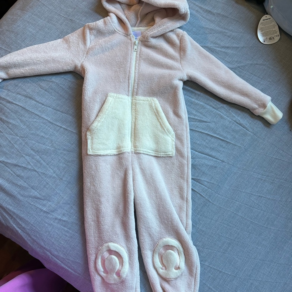 Slumberkins Hooded One-Piece Pajamas NWOT